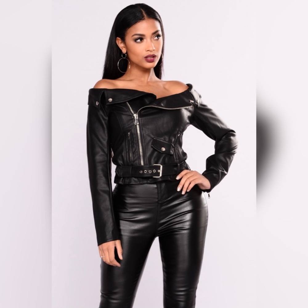 Ride With You Moto Jacket Top